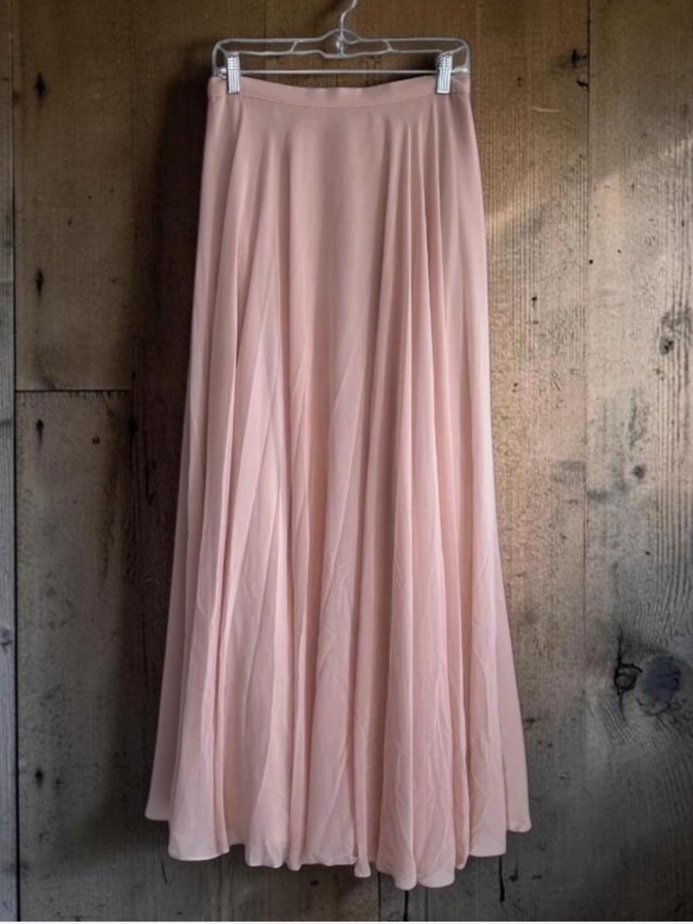 Jenny Yoo Dusty Blush Pink Maxi Skirt Size 6